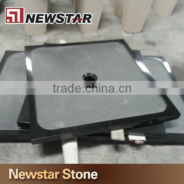 black Granite Shower Tub Surrounding