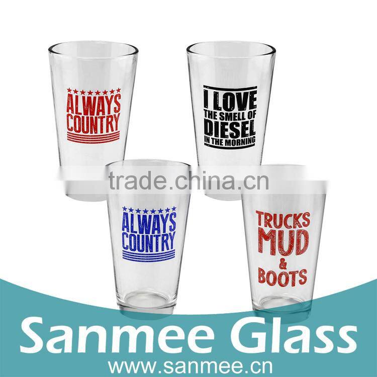 Personalized Customization Glass Gift Set Logo Design Glass Wholesale