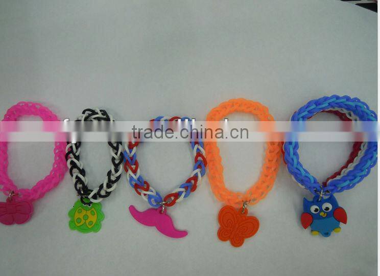 HOT SELLING!!! DIY Multi-color Silicon Rubber Band Twistz Bandz