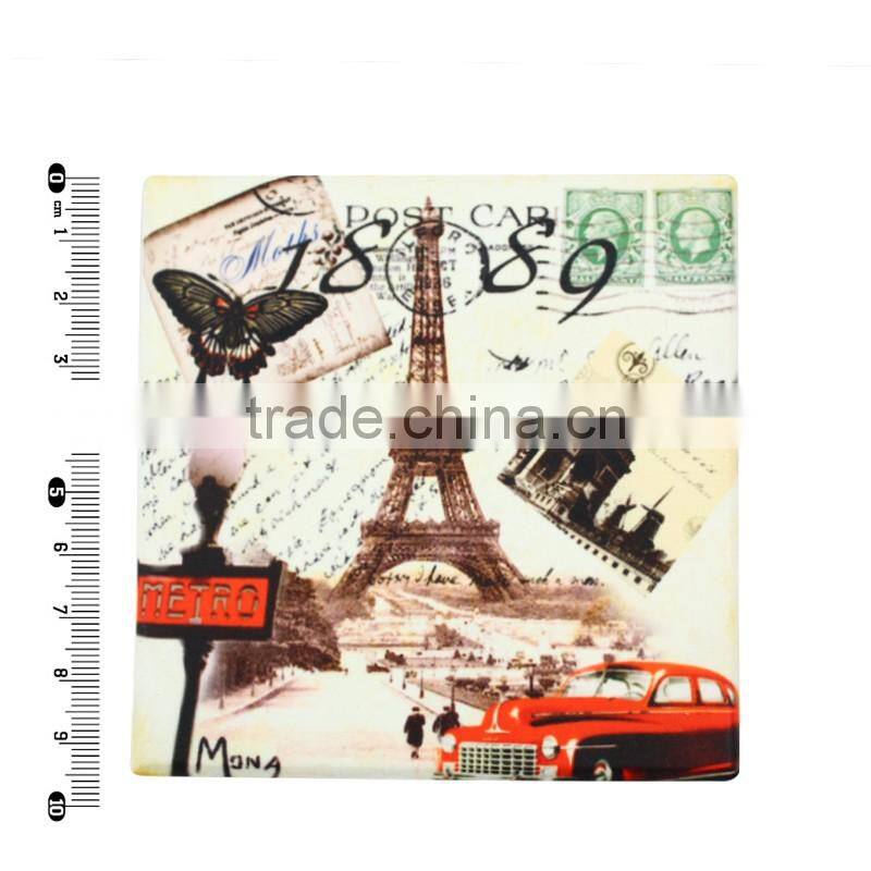 wholesale custom made ceramic pot mat ceramic coaster