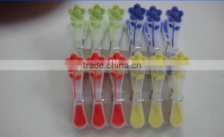 plastic colourful clothes hangers Plastic clothespin/clothes peg/clothes clip