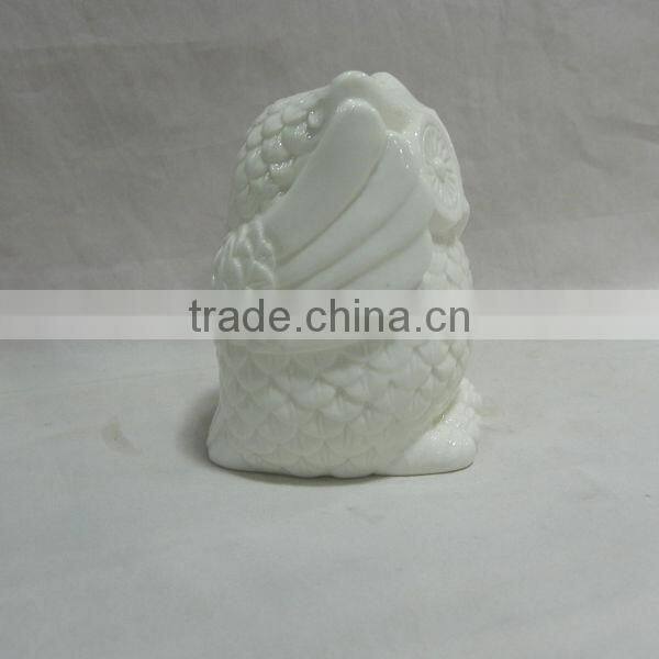 Ceramic Owl Shape Coin Money Bank
