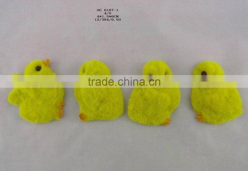 pile coating chick statue for russia new year symbol decor
