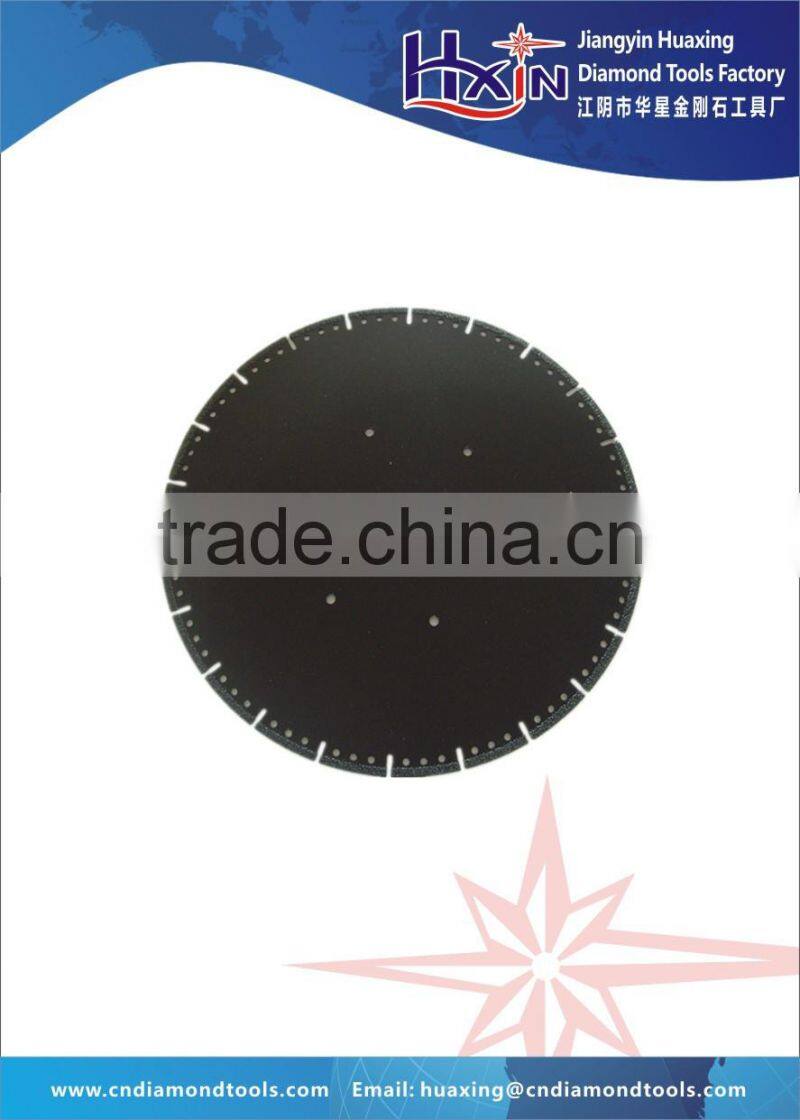 Vacuum Brazed diamond Grinding Disc with key slot/Circular Brazed Diamond saw blade