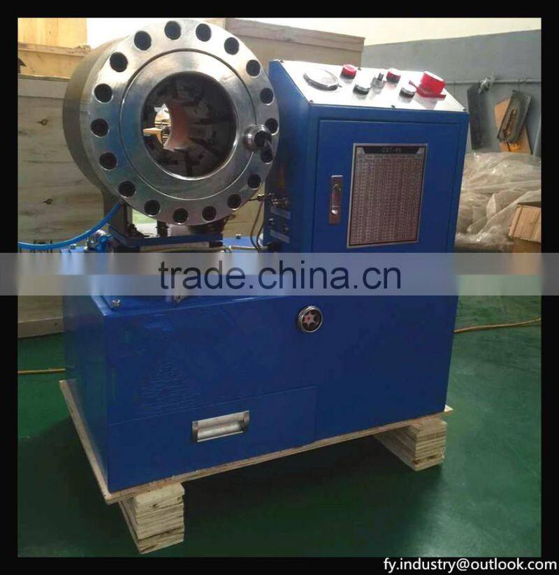 FY69 connector fitting hose crimper price hydraulic hose crimping machine