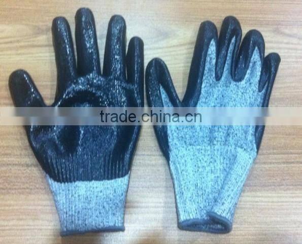 sunnyhope 13g HDPE cut resistant safety hand gloves