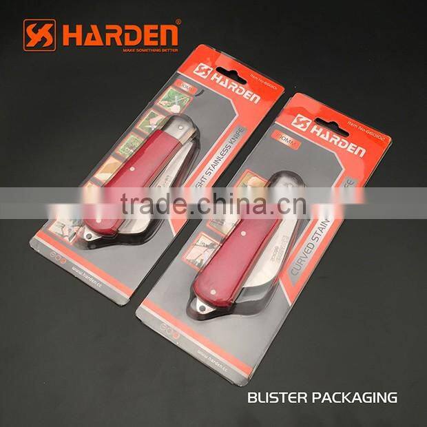 Professional Wooden handle straight blade electrician knife