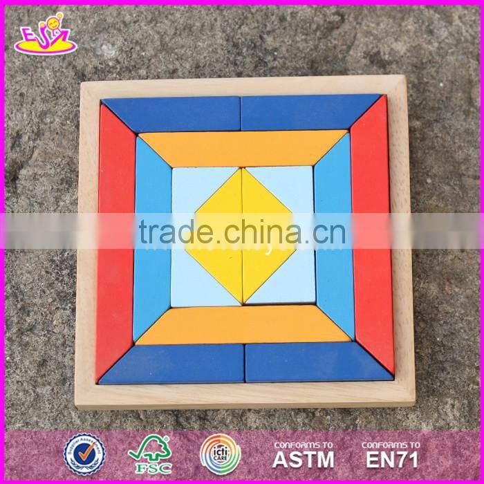 2017 New design 20 pieces educational wooden blocks for toddlers W13A127