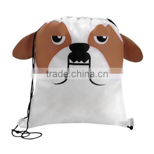 Cartoon Animal Shape Wholesale Customized Drawstring Bag,Cheap Drawstring Backpack