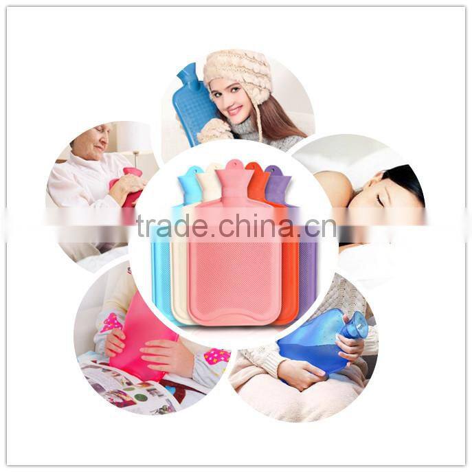 1000ml BS rubber green hot water bottle