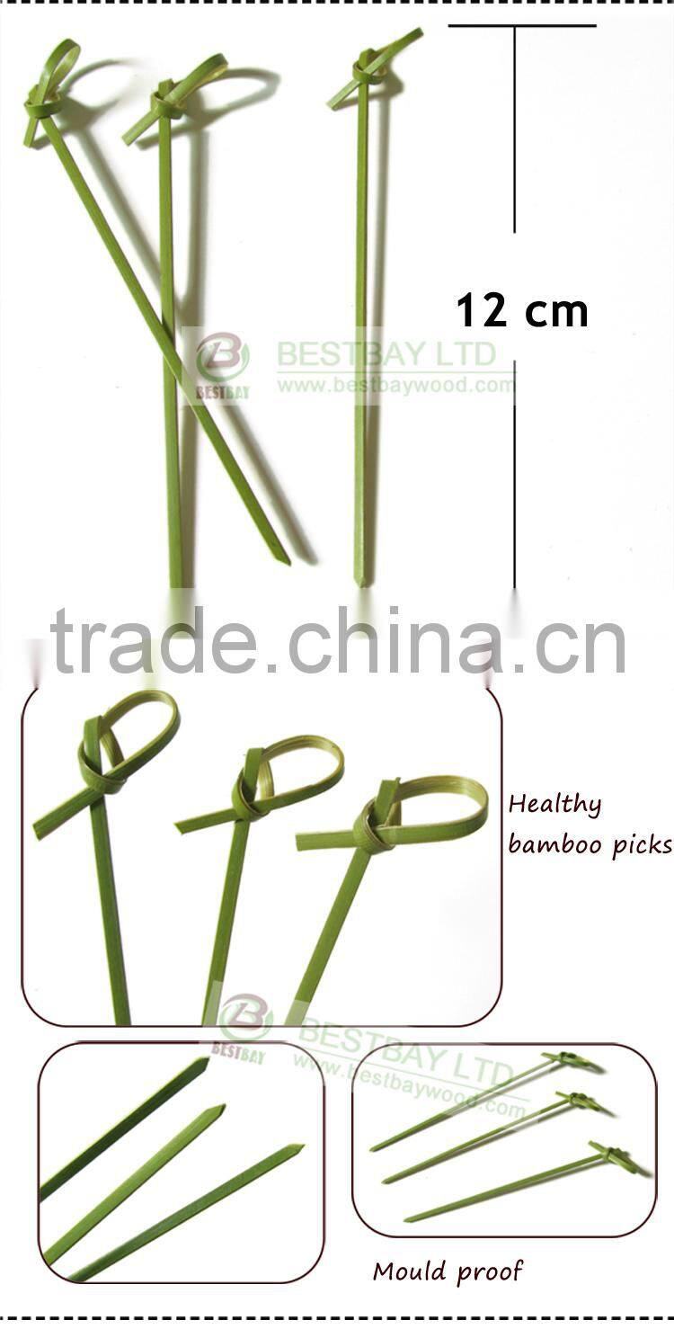 bamboo knot skewer 12cm