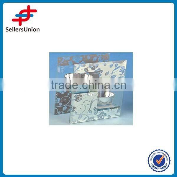 big glass candle holder