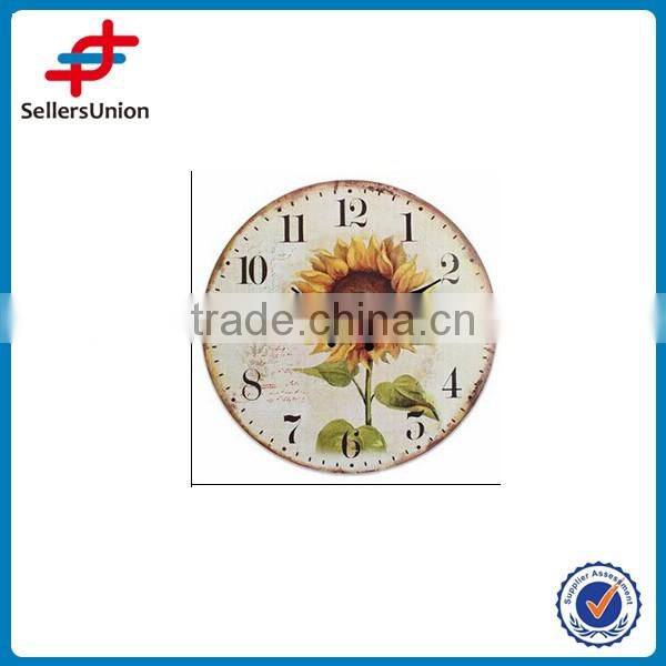 peacock wall clock