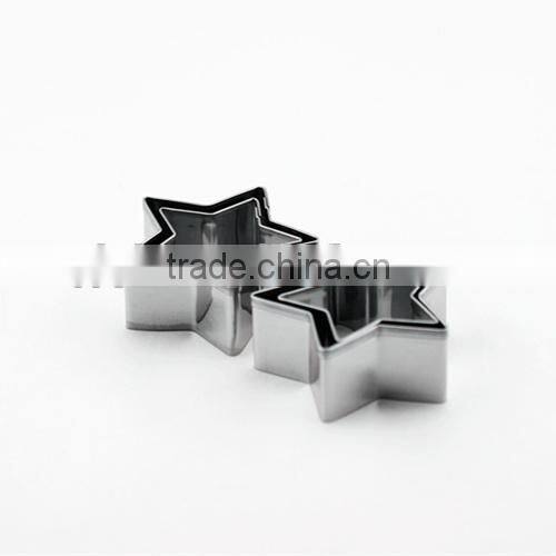 100% food grade hot sale stainless steel baby star shape cookie cutter set good baking tools