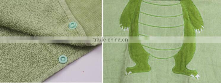 Wholesale kids Bathrobe Cartoon bathrobe with hood kids