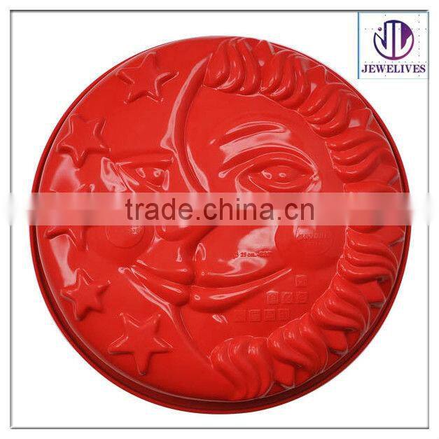 FACE Shape Silicone Cake Mould for 2013 promotion gift