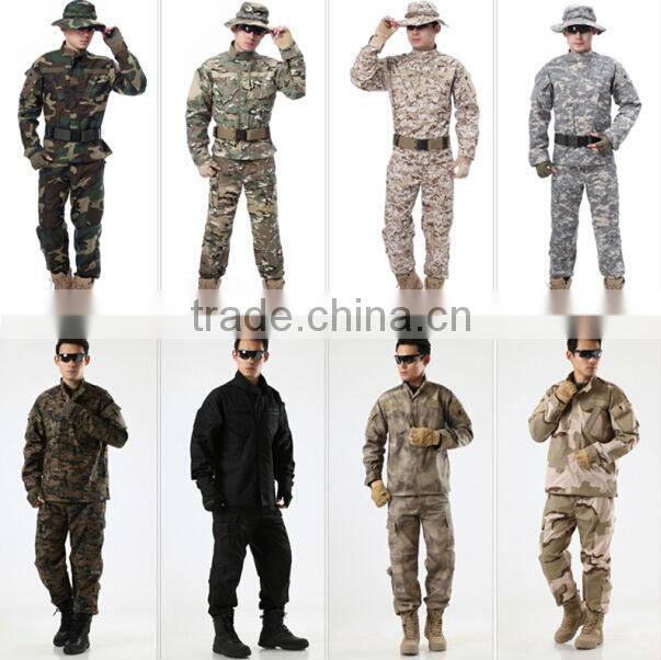 ACU army camouflage military twill/ ripstop uniform,Military uniform ripstop manufactory