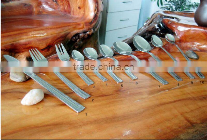 French Royal eco-friendly feature 18/8 stainless delicate custom flatware