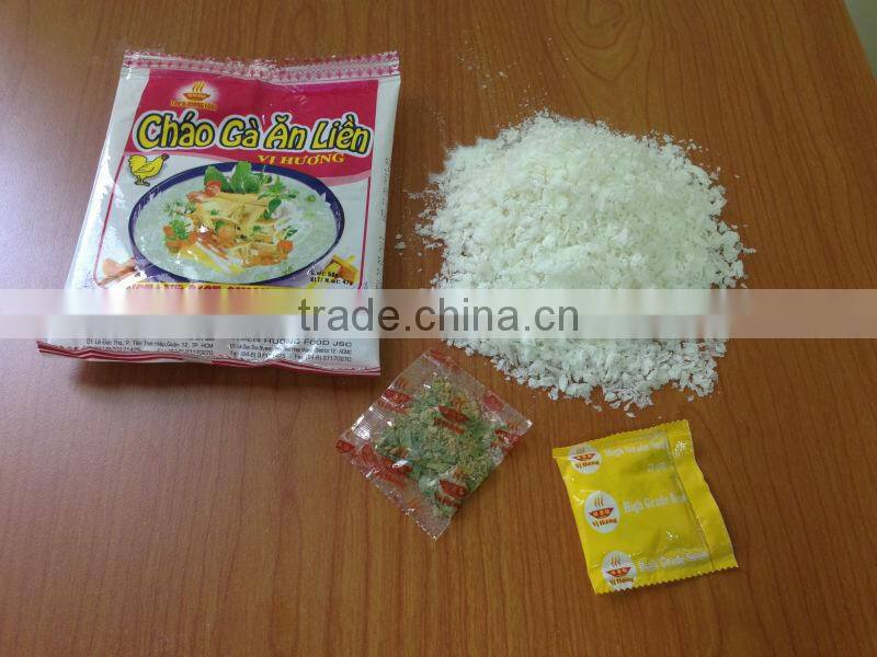 Meaty flavour instant congee (instant porridge)