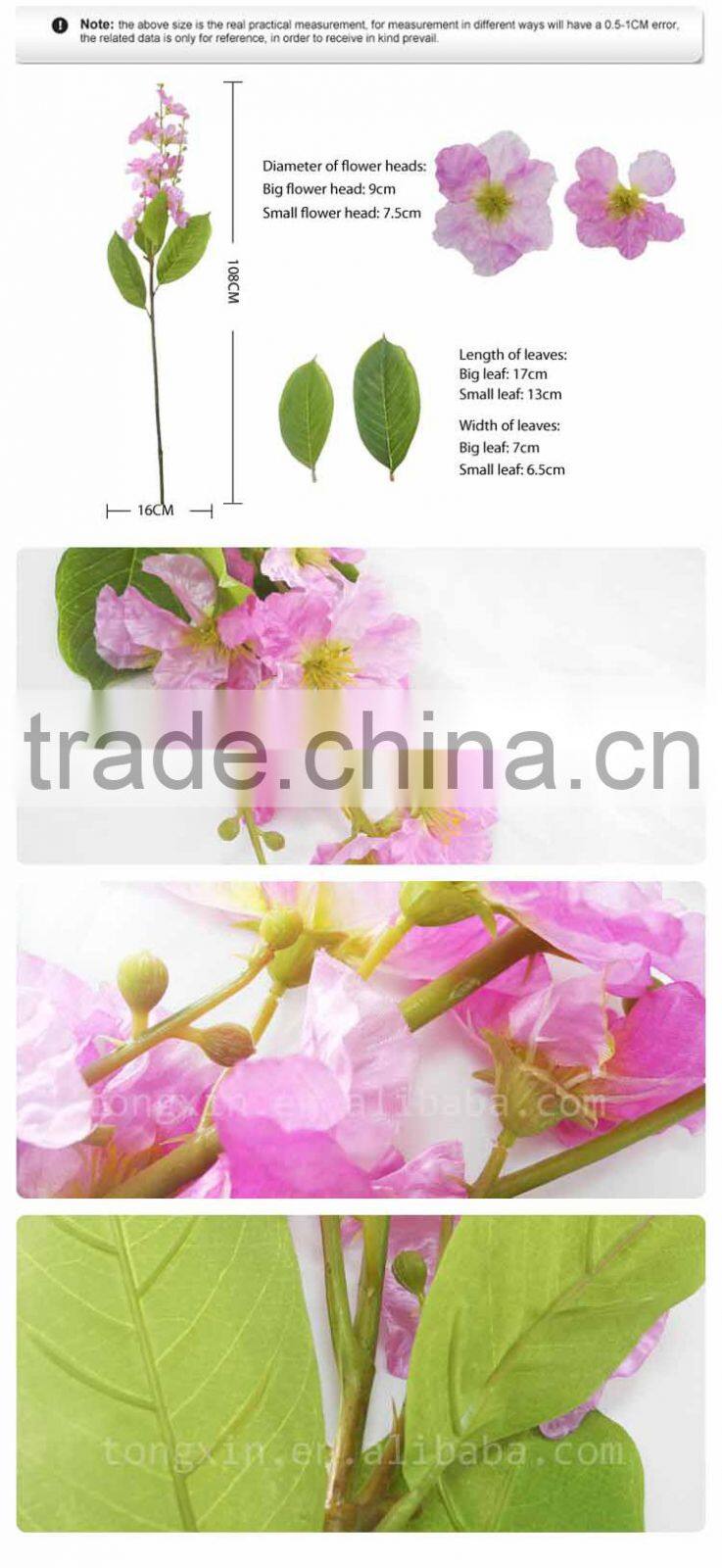 fabric wholesale silk cloth flower for home decoration artificial flowers