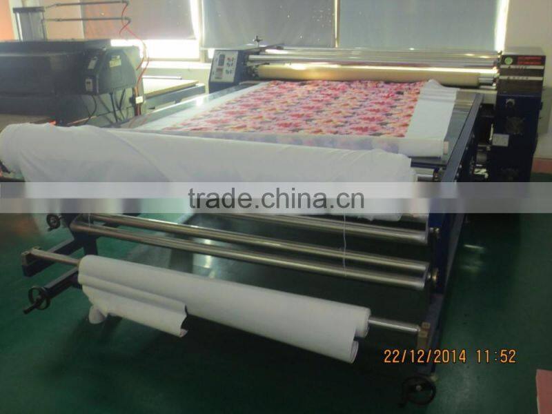 Manufatory roll to roll fabric sublimation heat transfer machine