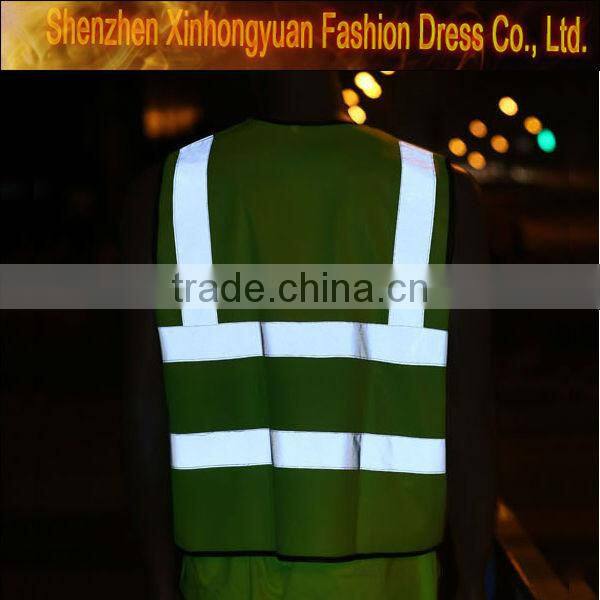 custom hot sell Reflective Vest/ Safety Vest / Roadway Warning Reflective Vest