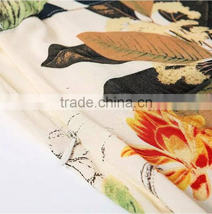 Women's Sexy 2 Piece Dress Set Slim Floral Backless Crop Toplong skirt+Maxi Dress