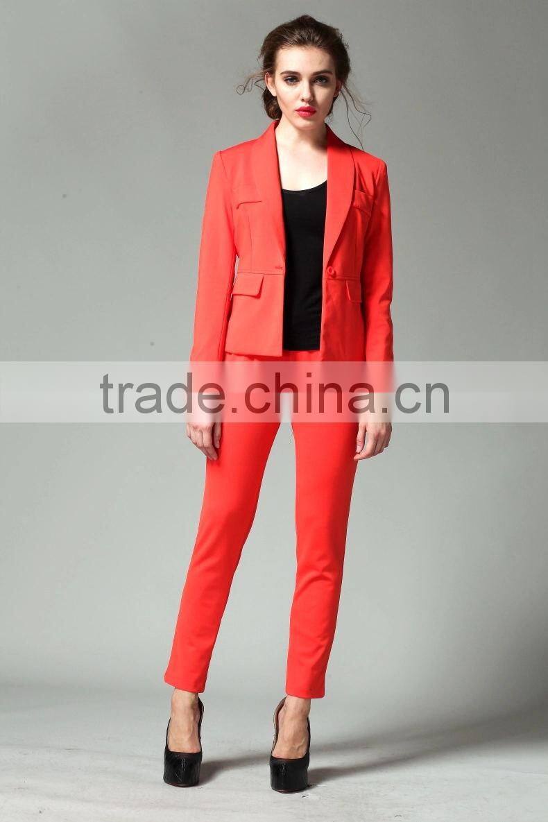 2014 Fashion Suit Jacket,Tall Waist Trousers,Ladies Leisure Suit