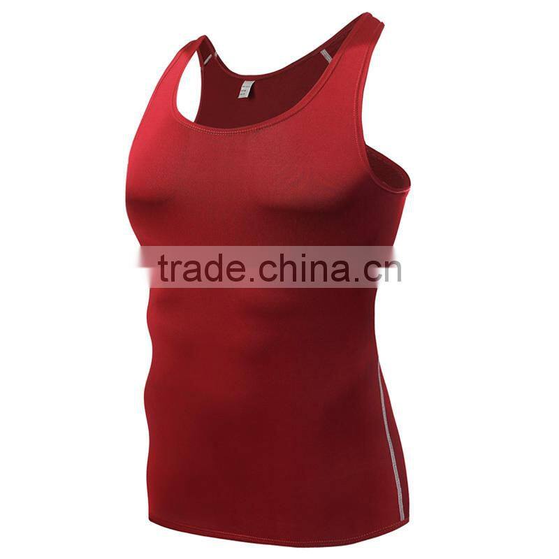 Trendy design quick dry gym fitness mens sports tank tops