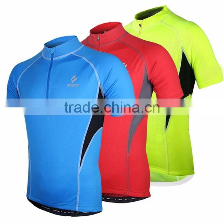 Cheap Wholesale Men's short Sleeve Cycling Wear Custom Cycling Jerseys With Sublimated Printing