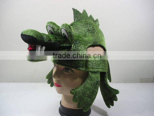 plush crocodile hat ,Cartoon animal hat,party hat