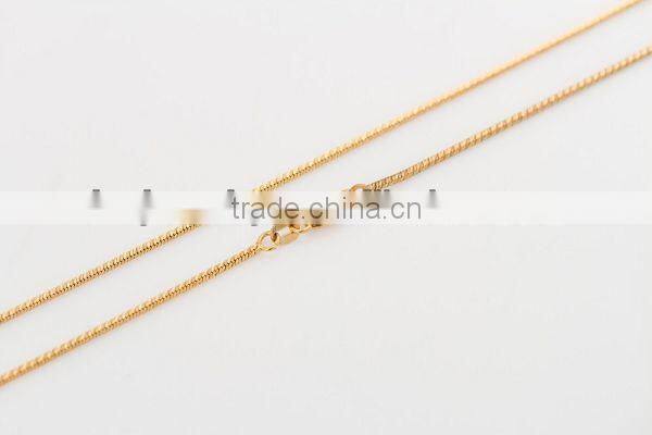 Simple style diferent types necklace chains