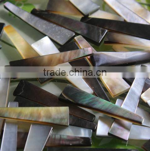 natural leaf shape black shell charms diy black shell charm pendant wholesale jewelry accessories