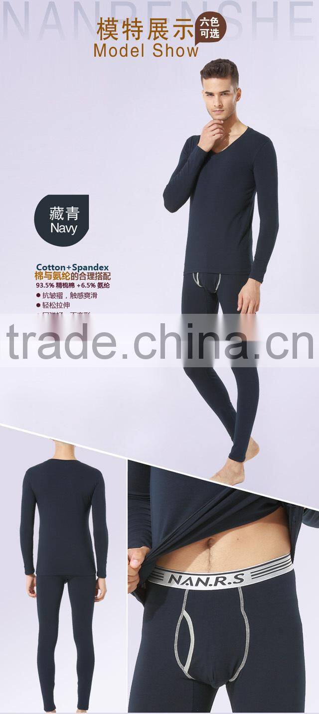 2015 new sexy long johns 95% cotton 5%spandex long johns