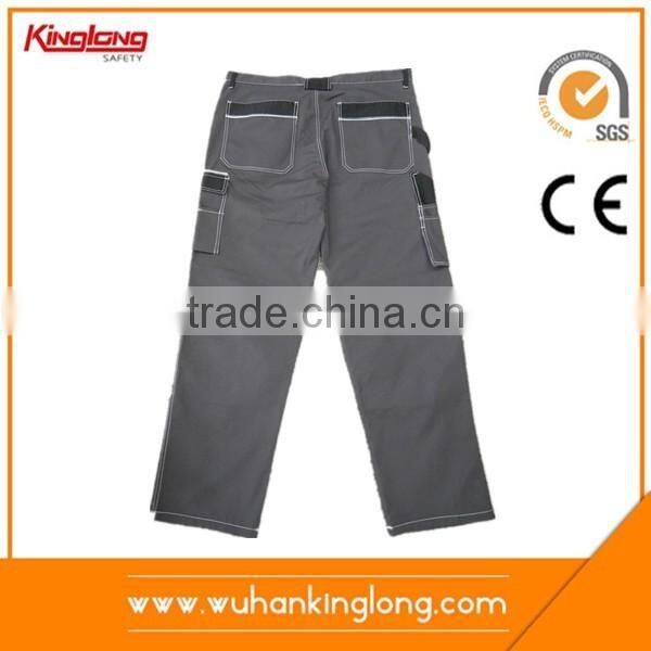 Wholesale Men Cargo Work Cotton Pants with Side Pockets