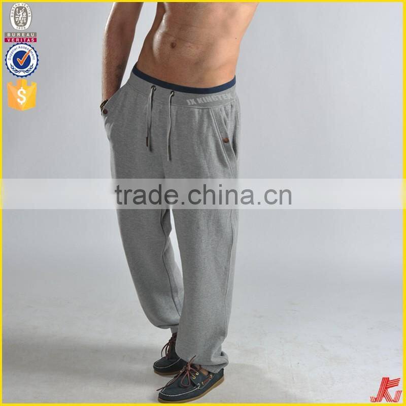 loose cotton mens custom gym pants