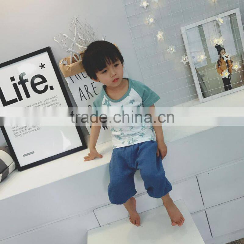 kids pirate shirt Latest Style Short Sleeve Children Casual Wear