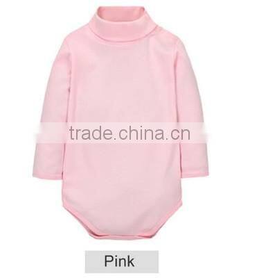 Color Customized Baby Clothing 2016 Newborn Carters Baby Jumpsuit Long Sleeve Infant Turn-down Collar Romper