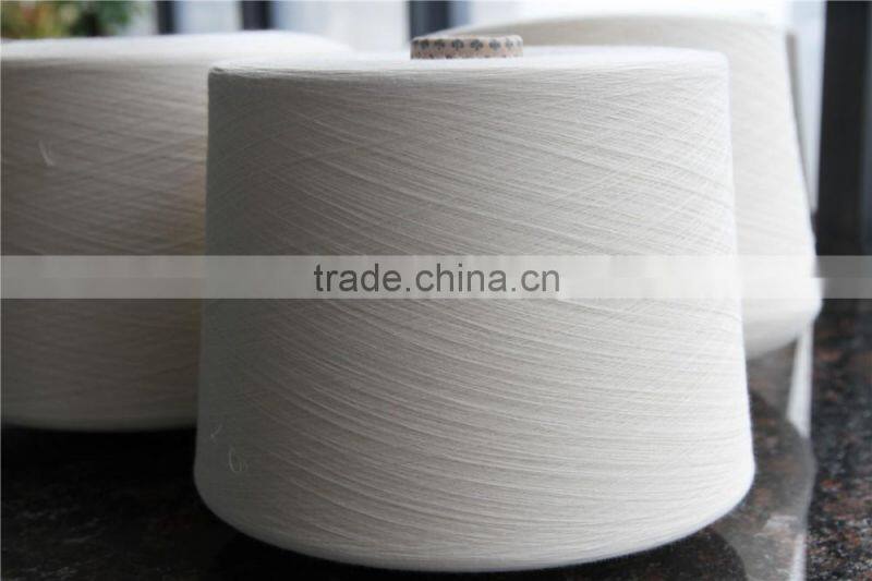 T/C 65/35 21s ring spun combed blend yarn for knitting on promotion