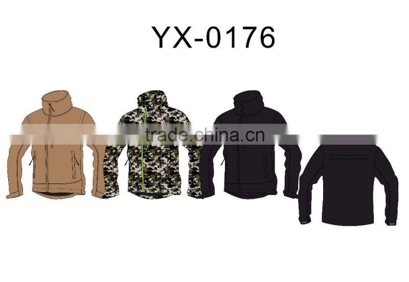 New arrival cheap bodywarm camo soft shell jacket