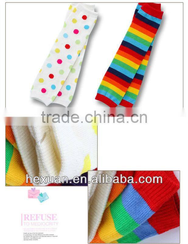 Pattern knitted leg warmers