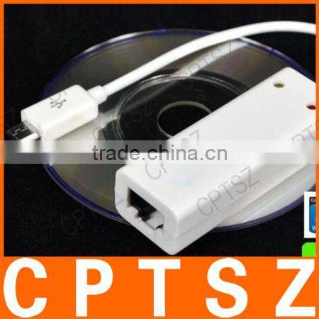 USB to 10/100Mbps RJ45 LAN Ethernet Network Adapter - White