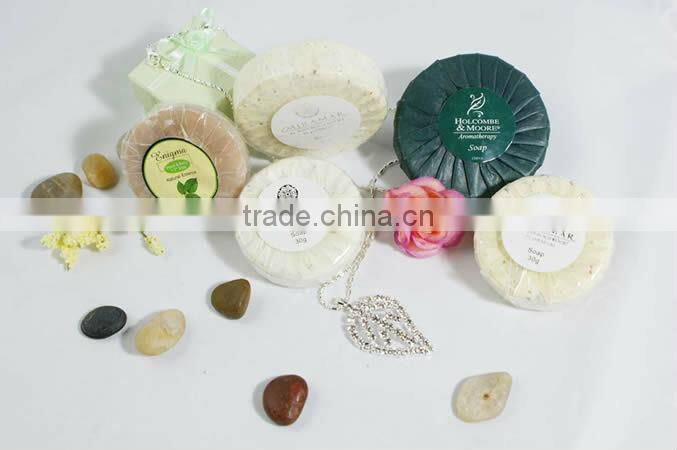 High end pleat natural bath beauty hotel soap