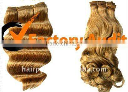 Indian human hair extensions/short deep curly remy hair weave extension