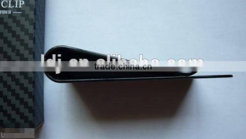 REAL-CARBON-FIBER-MONEY-CLIP-GLOSS-CARD-BILLS-CASH-HOLDER-WALLET-AERO-SPACE-AGE