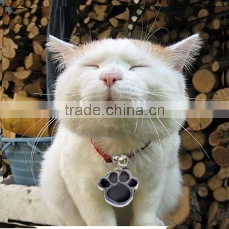Personalized Engraved Designers Paw Shape Pet ID Tag Dog Tag Cat Tag