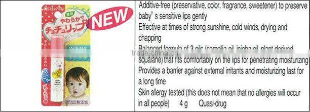 Japan Lip Cream for Babies Passed Skin Allergy test 4g Wholesale