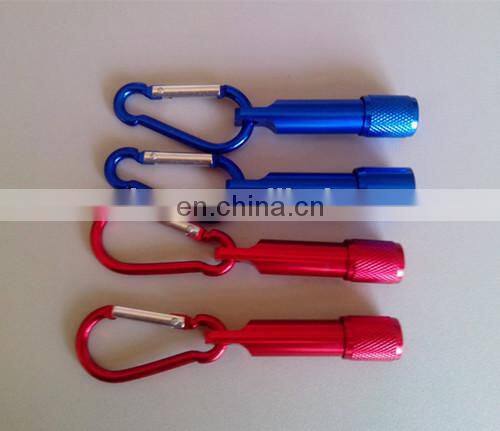 Hot selling top quality Novelty aluminium led carabiner for climbing