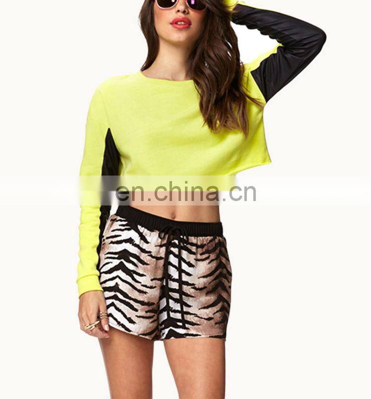 CHEFON Drawstring Animal Print Shorts CSS0141