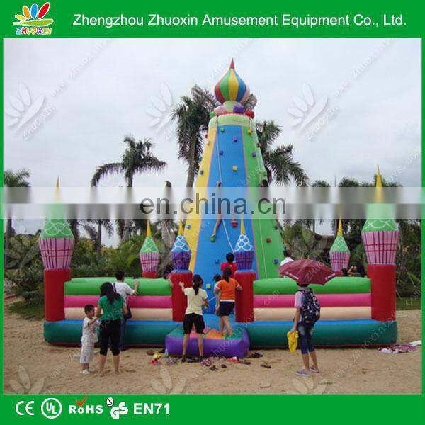 Sporting Playground Inflated Mountain Climbing Wall inflatable water rock climbing